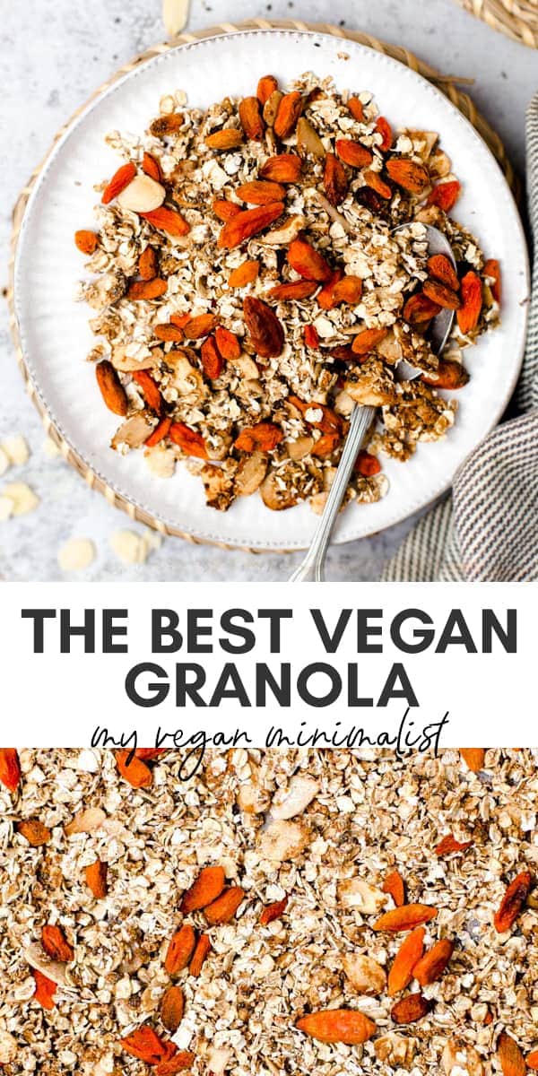 The Best Healthy Vegan Granola - My Vegan Minimalist