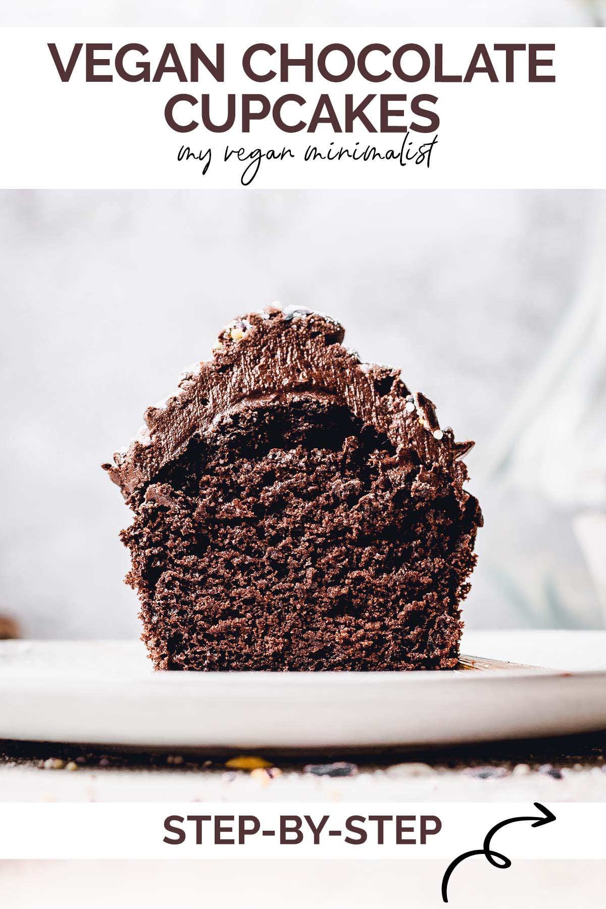 Vegan Double Chocolate Cupcakes - My Vegan Minimalist