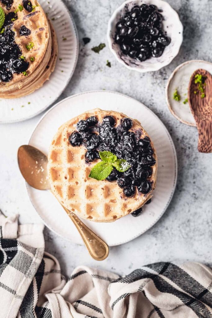 Almond Milk Waffles - My Vegan Minimalist