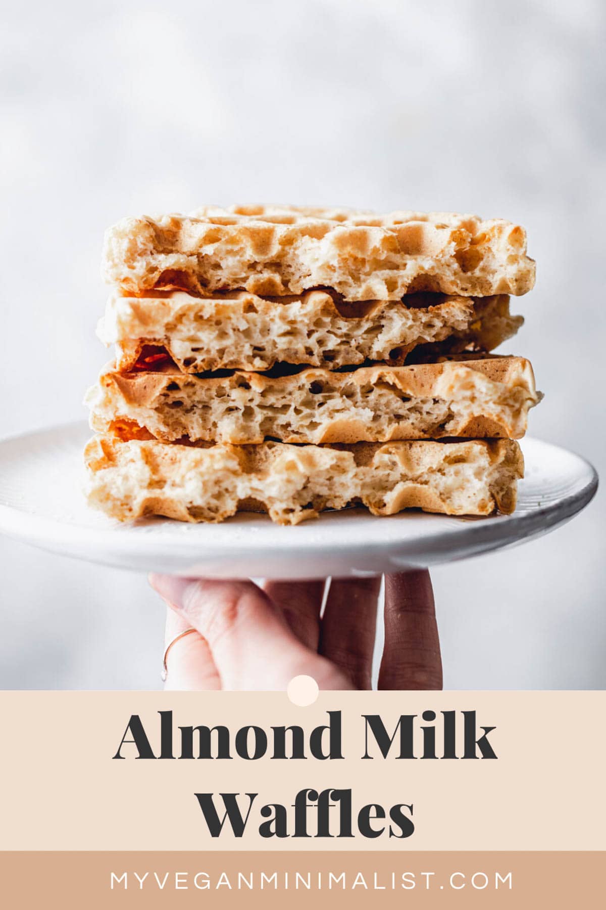 Almond Milk Waffles My Vegan Minimalist