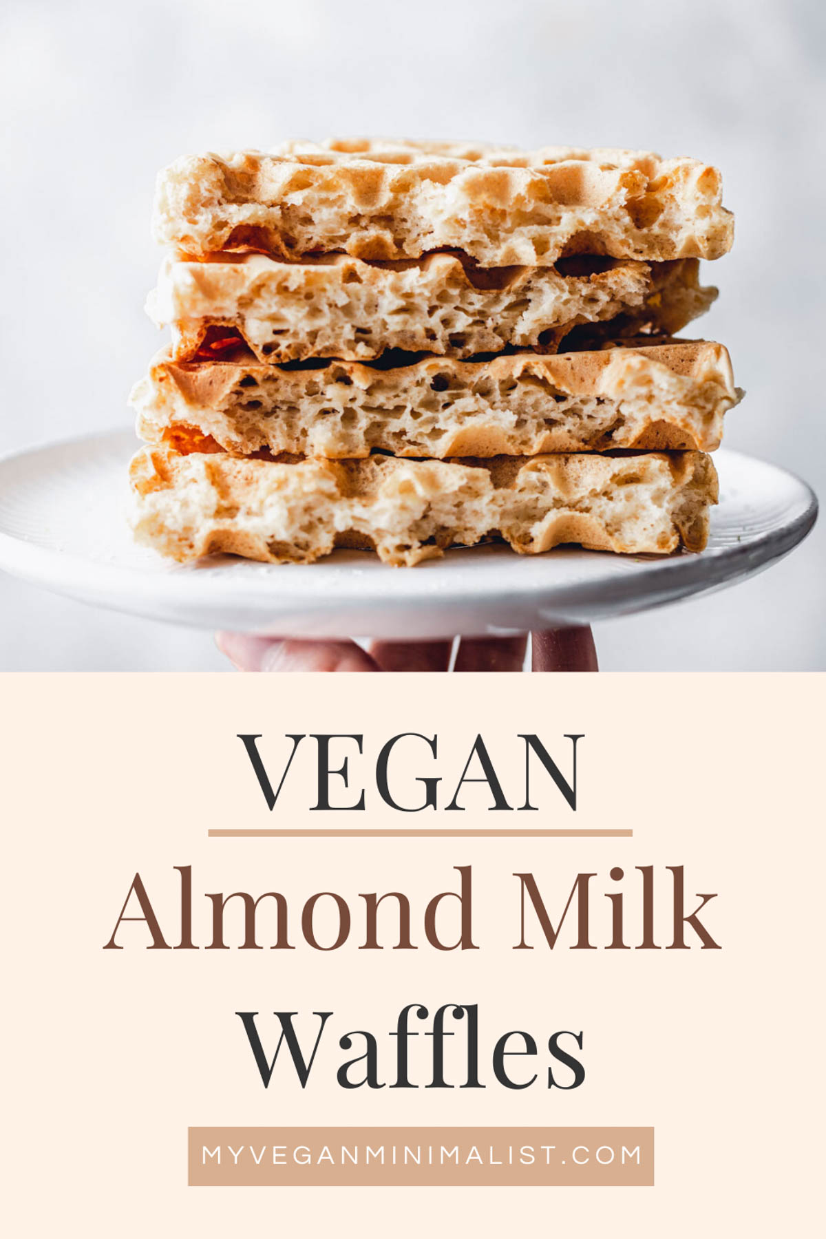 Almond Milk Waffles My Vegan Minimalist