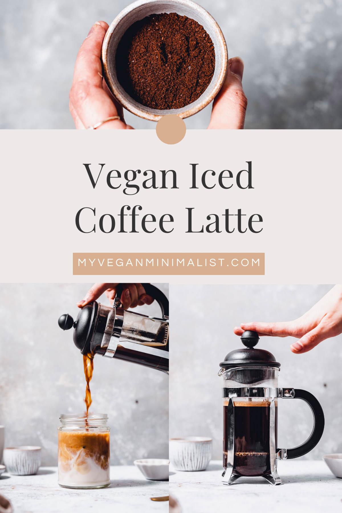Vegan Iced Coffee Latte My Vegan Minimalist