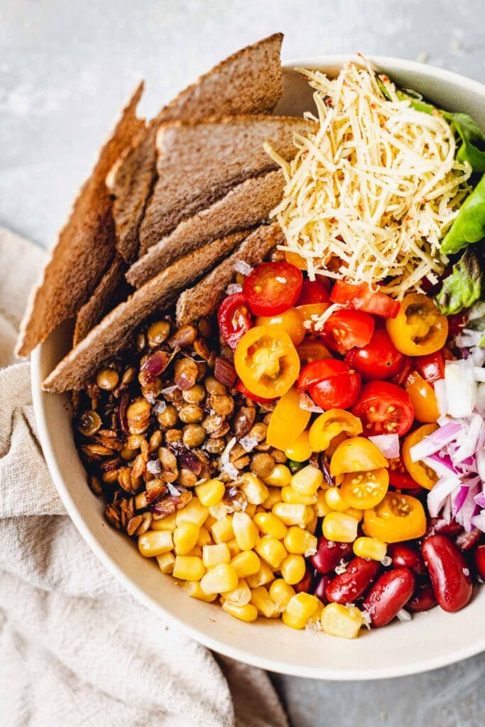 Vegan Taco Salad - My Vegan Minimalist