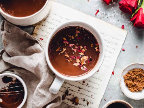 Vegan Vegan Raspberry Rose Hot Chocolate – Cookilicious