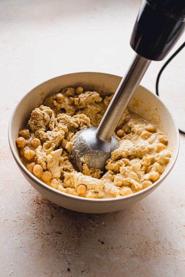 The Best Easy Immersion Blender Hummus (Vegan & Oilfree Option) My