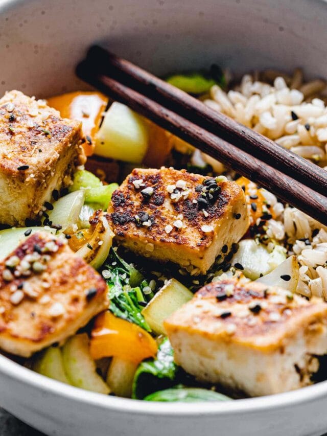Easy Miso Marinated Tofu Cubes w Ginger My Vegan Minimalist