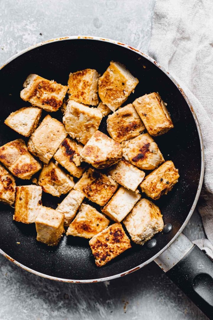 Easy Miso Marinated Tofu Cubes w Ginger (Vegan & OilFree) My Vegan Minimalist