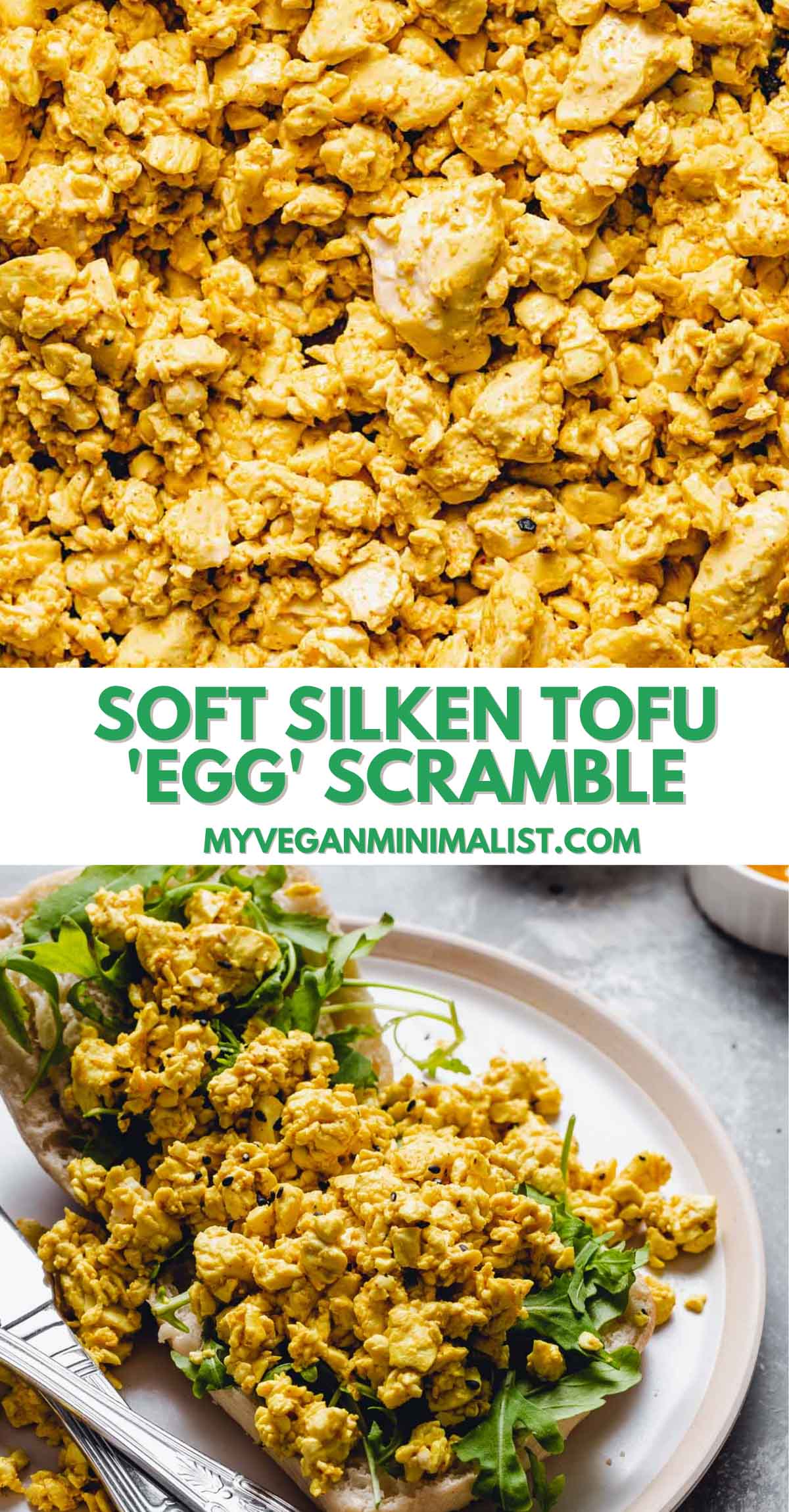 Vegan Soft Silken Tofu 'Egg' Scramble - My Vegan Minimalist