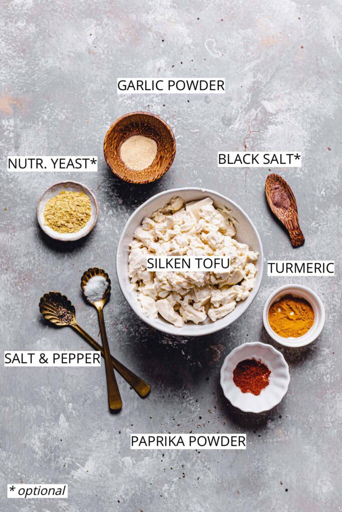 Vegan Soft Silken Tofu 'Egg' Scramble - My Vegan Minimalist