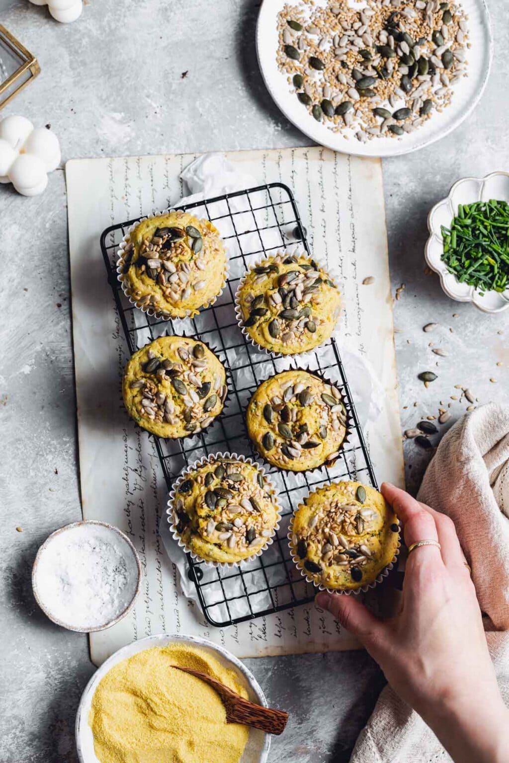 The BEST Polenta Breakfast Muffins - My Vegan Minimalist