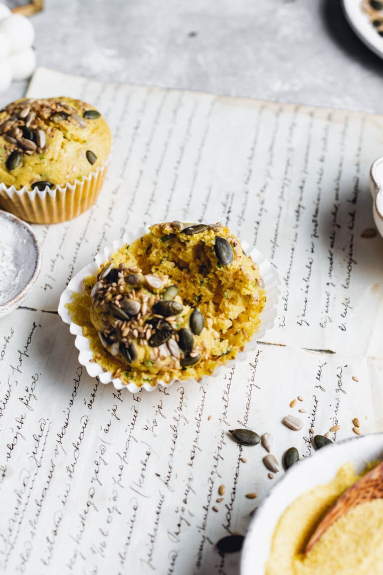 The BEST Polenta Breakfast Muffins - My Vegan Minimalist