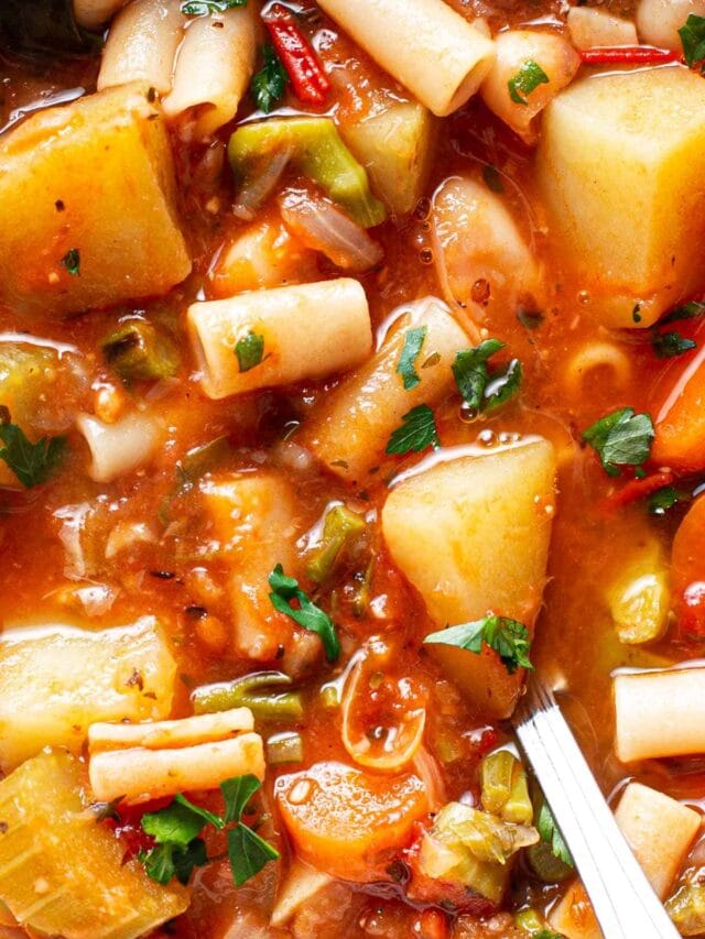 Thermomix Minestrone Vegetable Soup My Vegan Minimalist