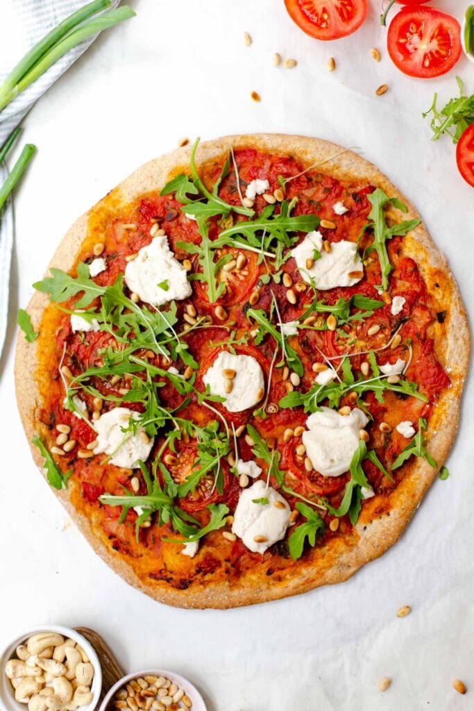The Best Vegan Cheese Pizza
