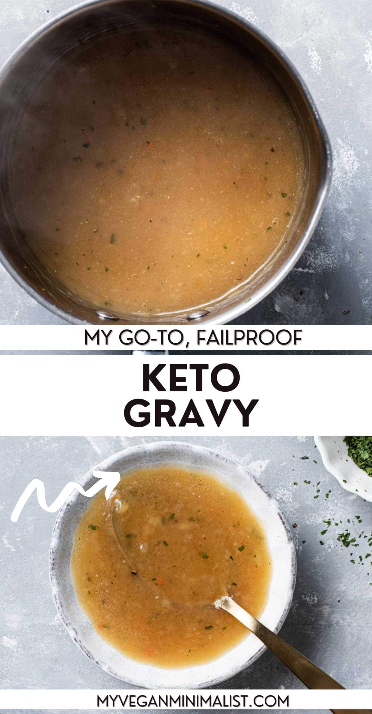 The BEST 5Minute Keto Gravy Low Carb, Ketogenic My Vegan Minimalist