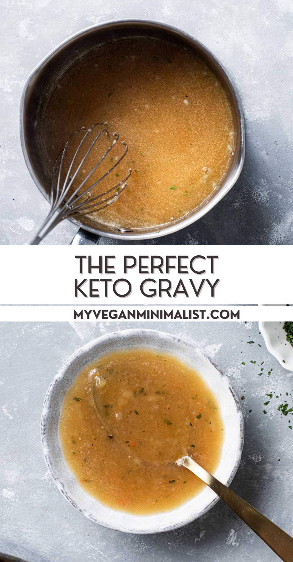 The BEST 5Minute Keto Gravy Low Carb, Ketogenic My Vegan Minimalist