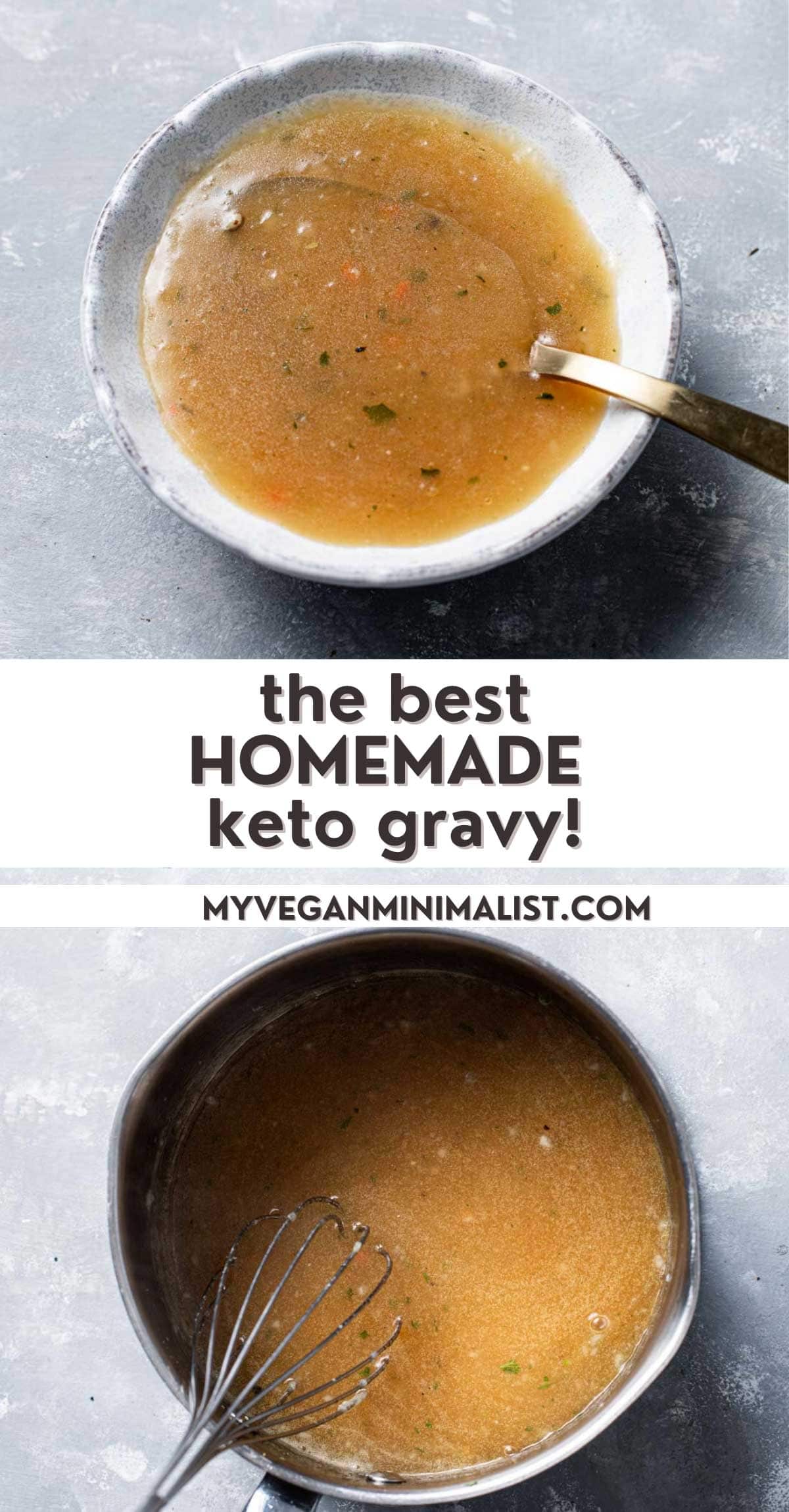 The BEST 5Minute Keto Gravy Low Carb, Ketogenic My Vegan Minimalist