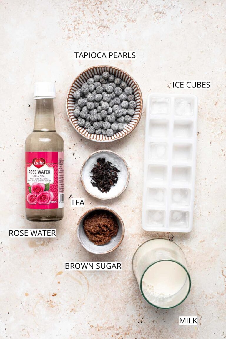 Rose Bubble Milk Tea Boba My Vegan Minimalist