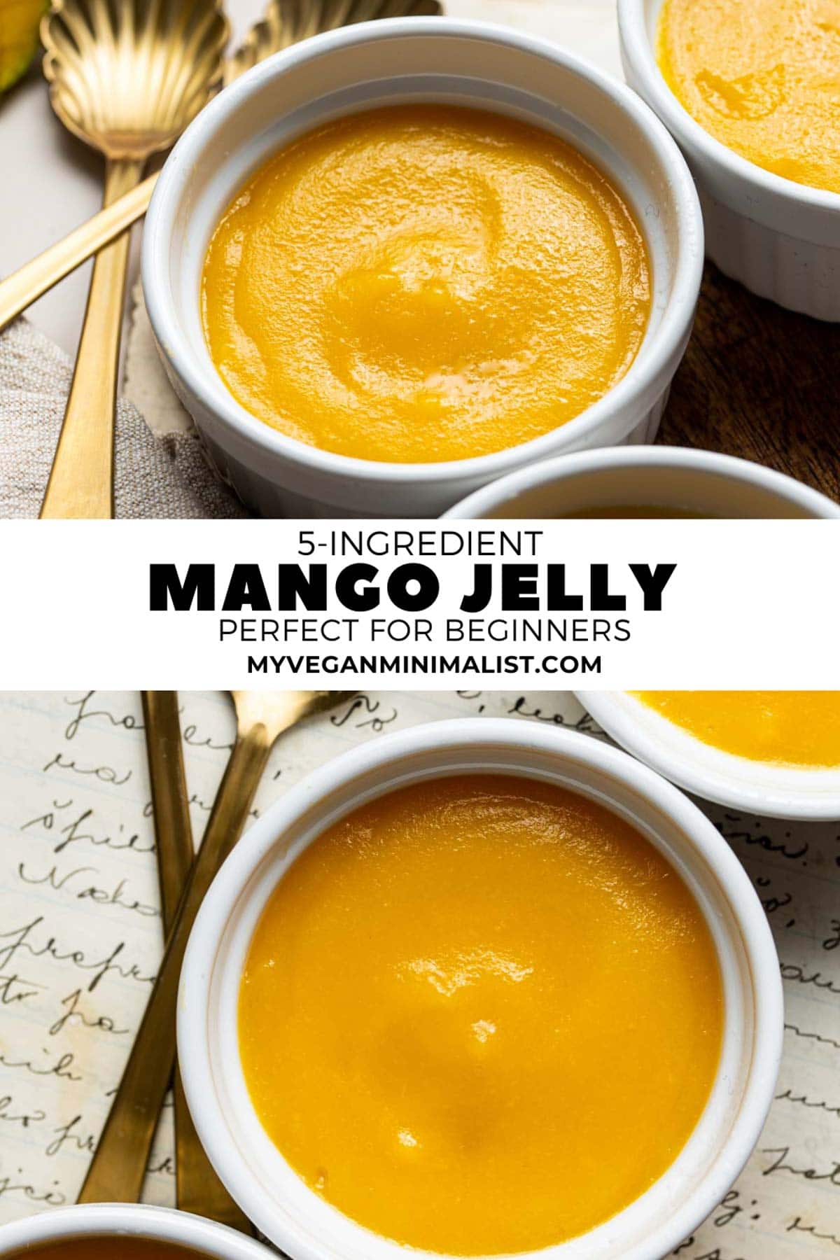 Mango Jelly Dessert 5 Easy Ingredients My Vegan Minimalist