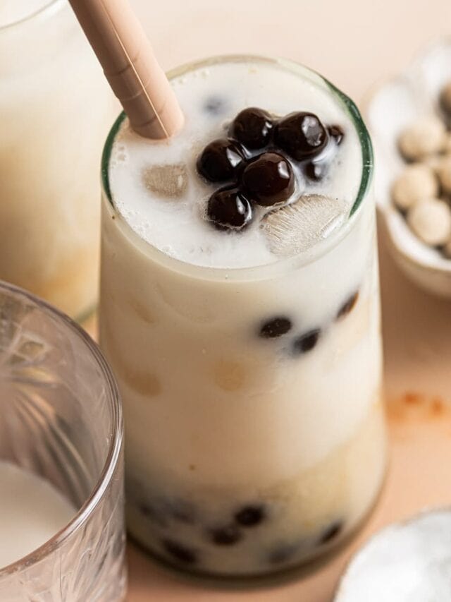 Lychee Bubble Milk Tea - Boba