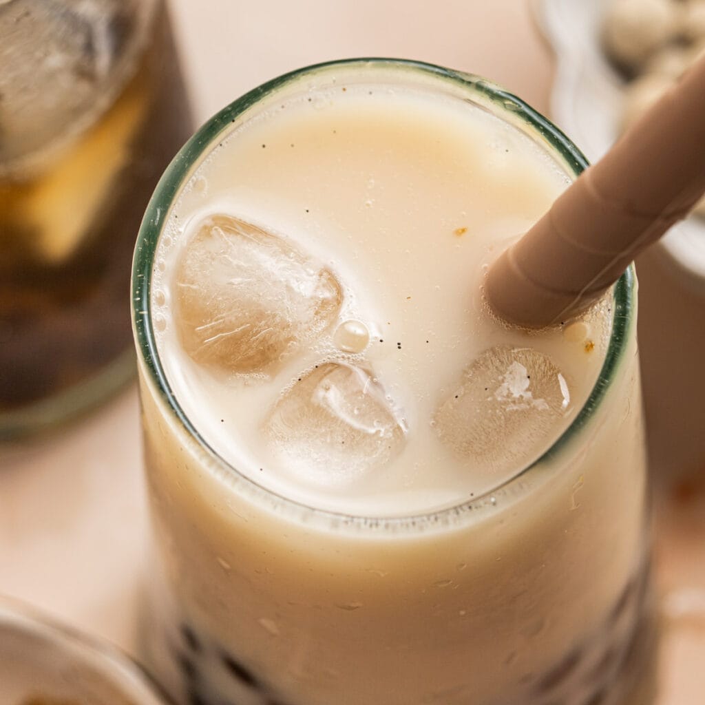 Vanilla Boba Milk Tea Iced or Hot My Vegan Minimalist