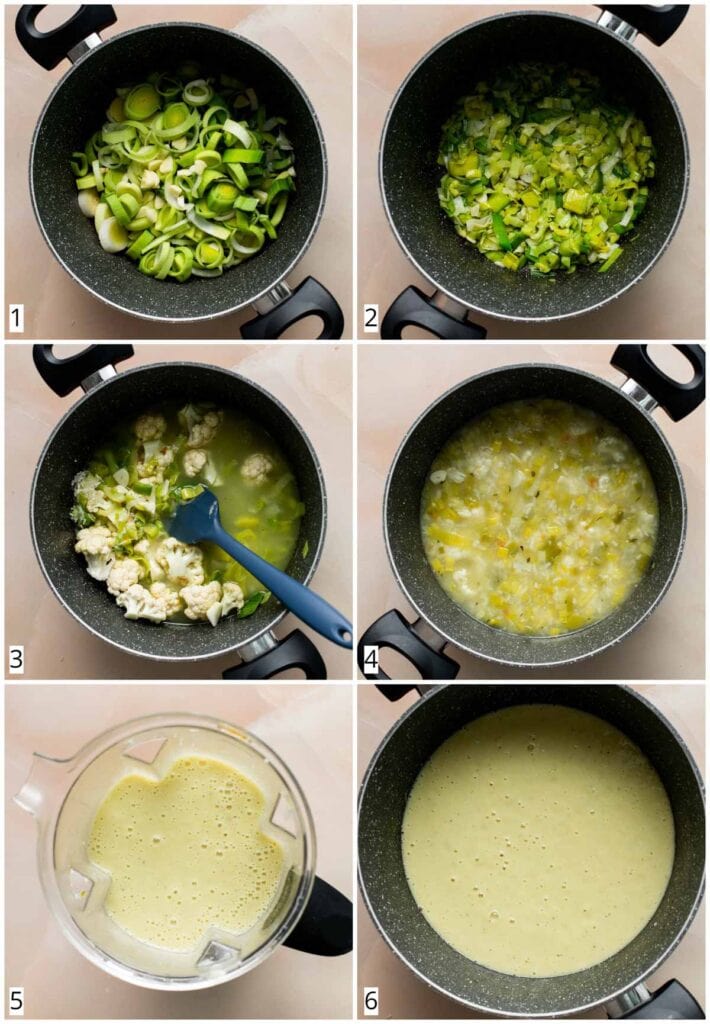 Creamy Leek Soup Without Potatoes - 30 Minutes - My Vegan Minimalist