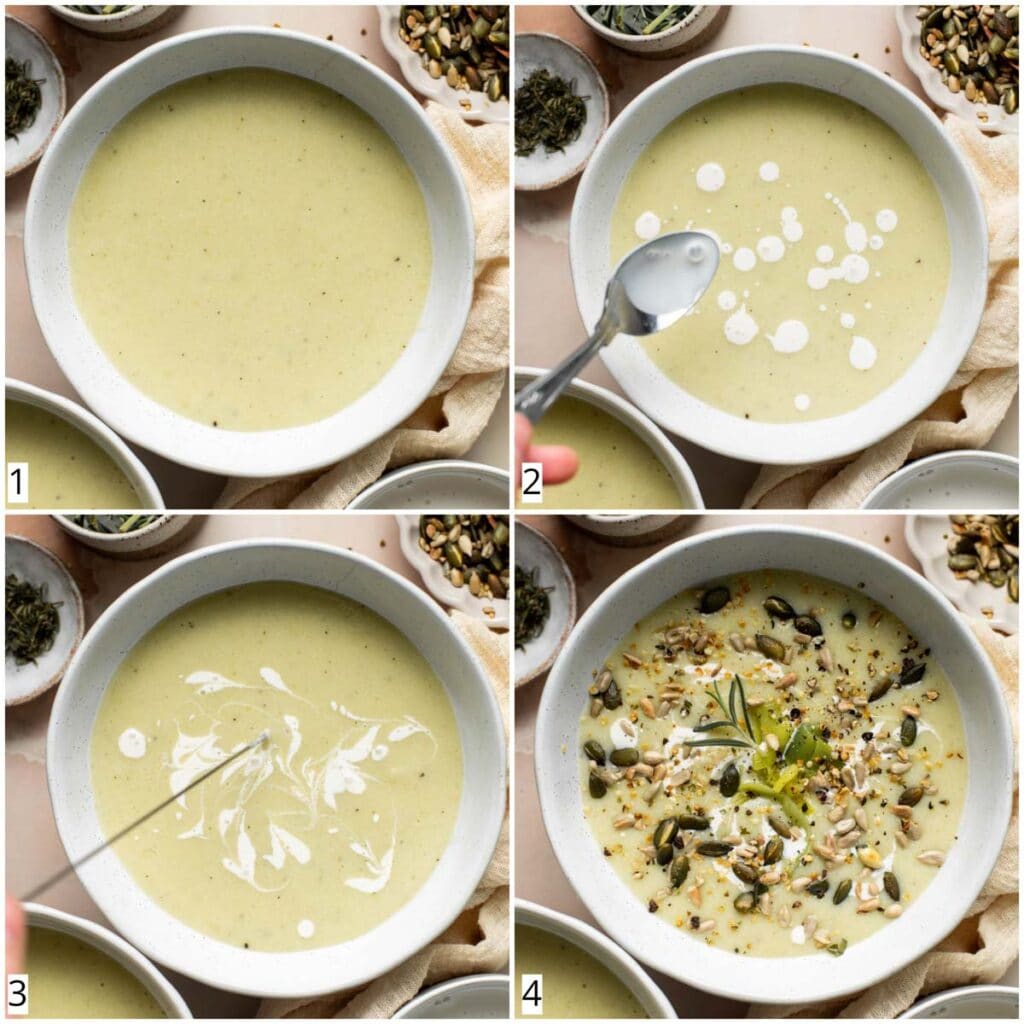 Creamy Leek Soup Without Potatoes - 30 Minutes - My Vegan Minimalist