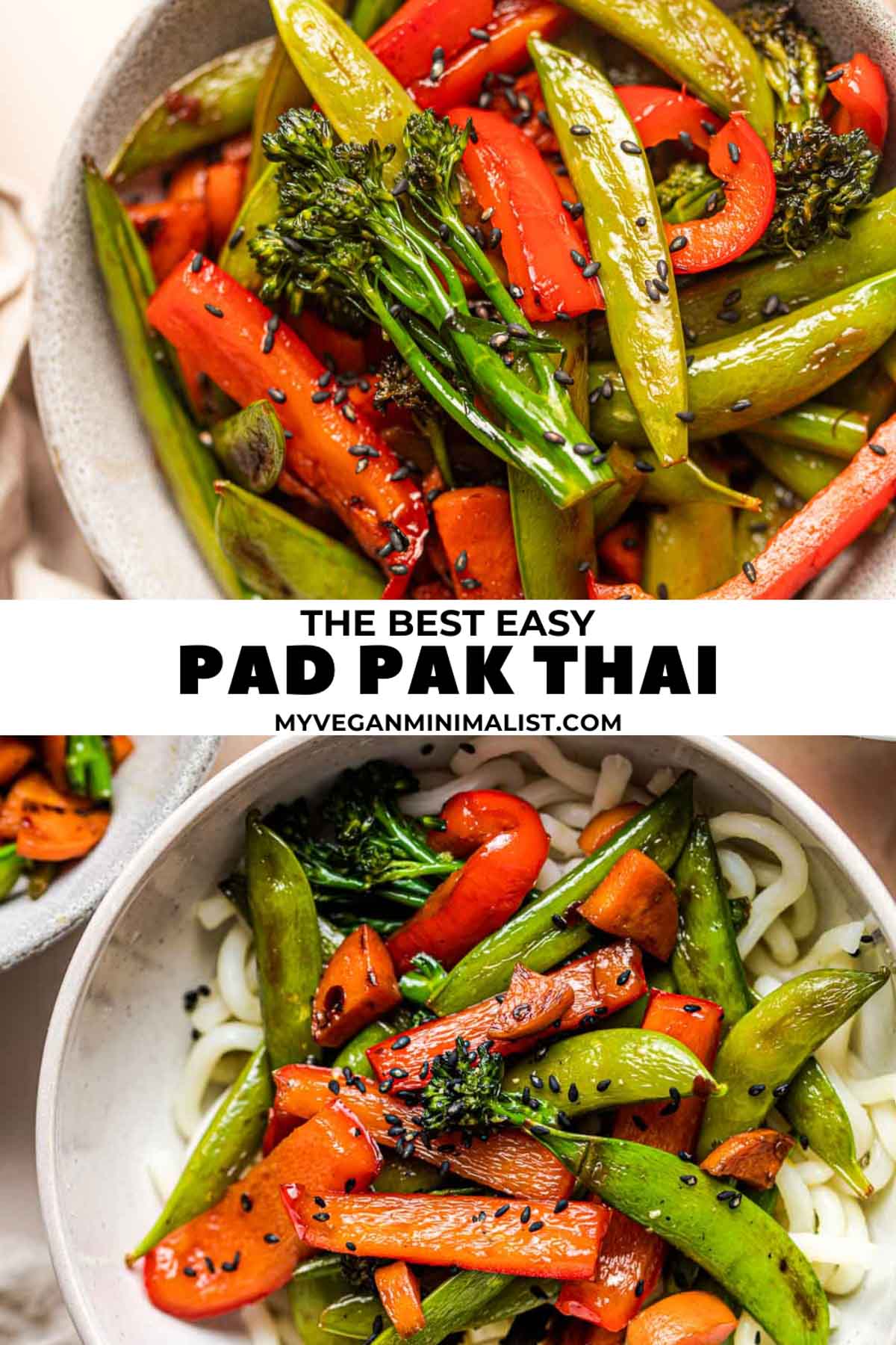 Pad Pak Thai Stir Fried Veggies My Vegan Minimalist