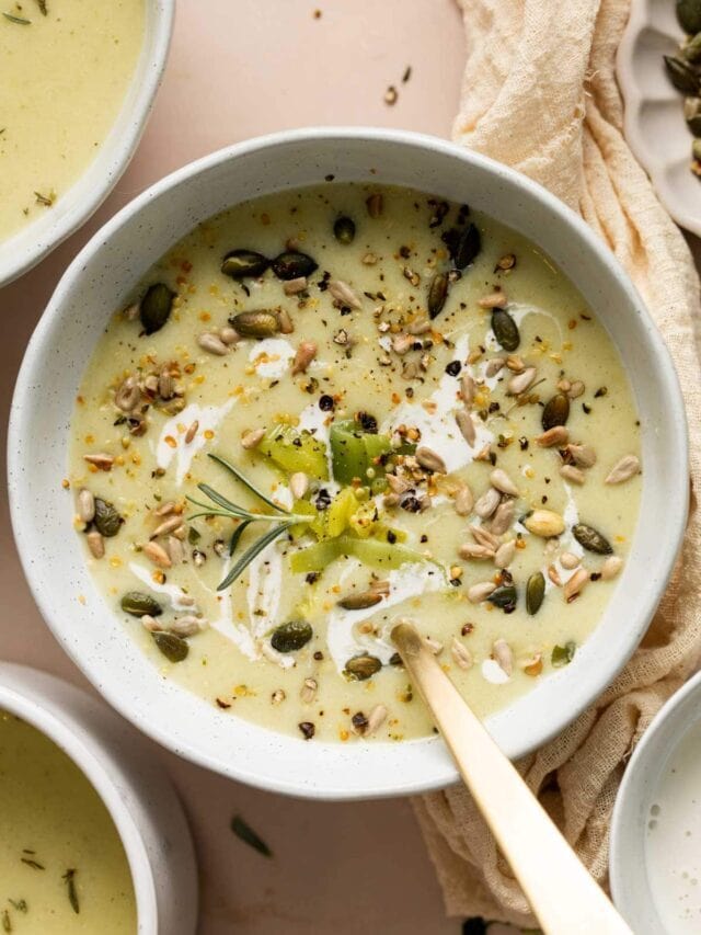Creamy Leek Soup Without Potatoes - 30 Minutes