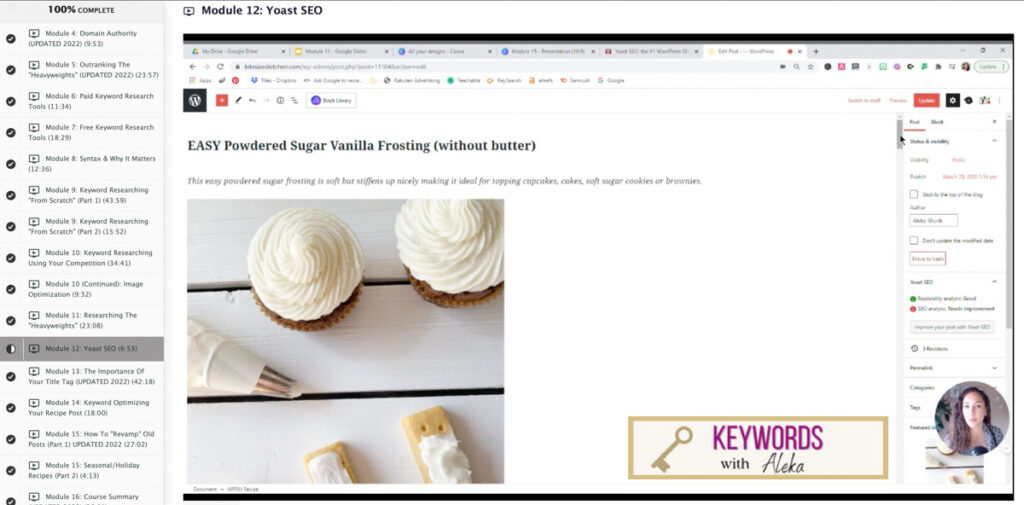 Cooking with Keywords Review Food Blogging Course My Vegan Minimalist