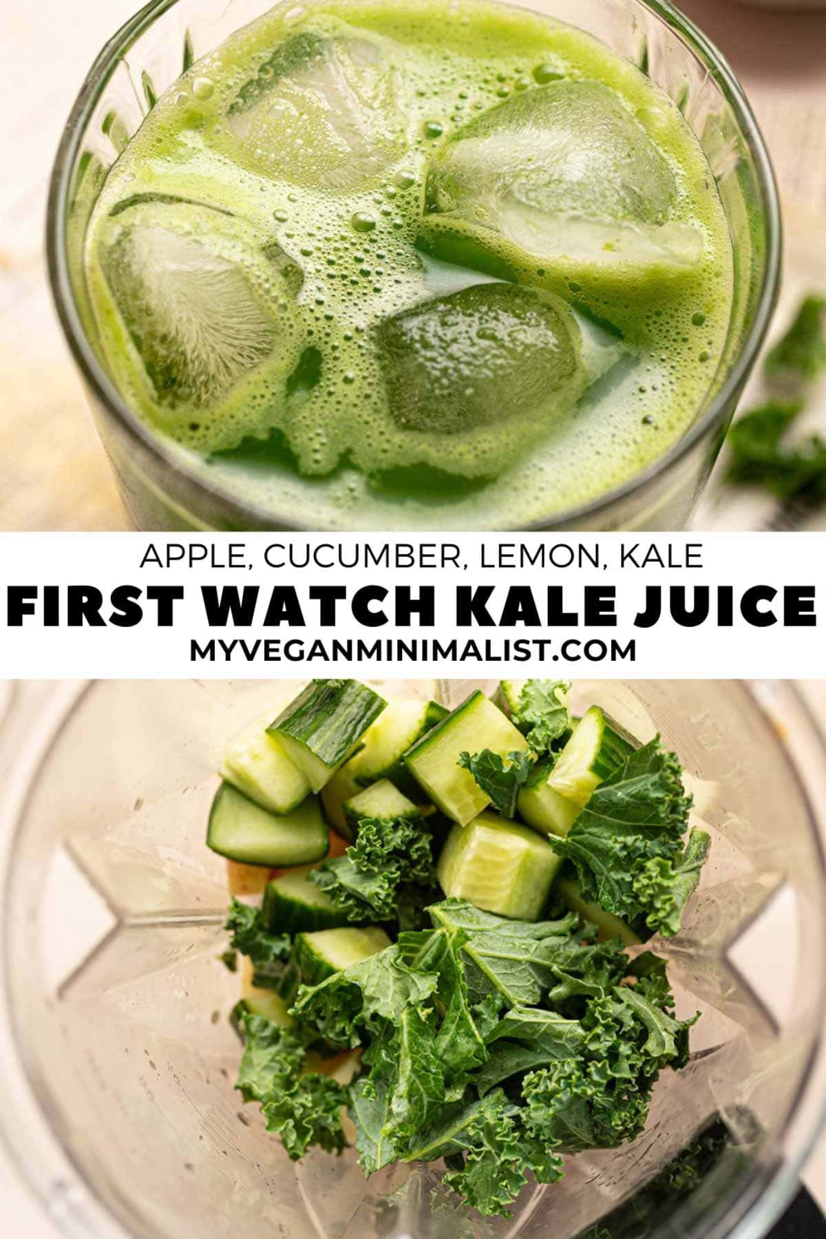 How To Make First Watch Kale Tonic First Watch Kale Tonic Juice - How To Make at Home - My Vegan Minimalist