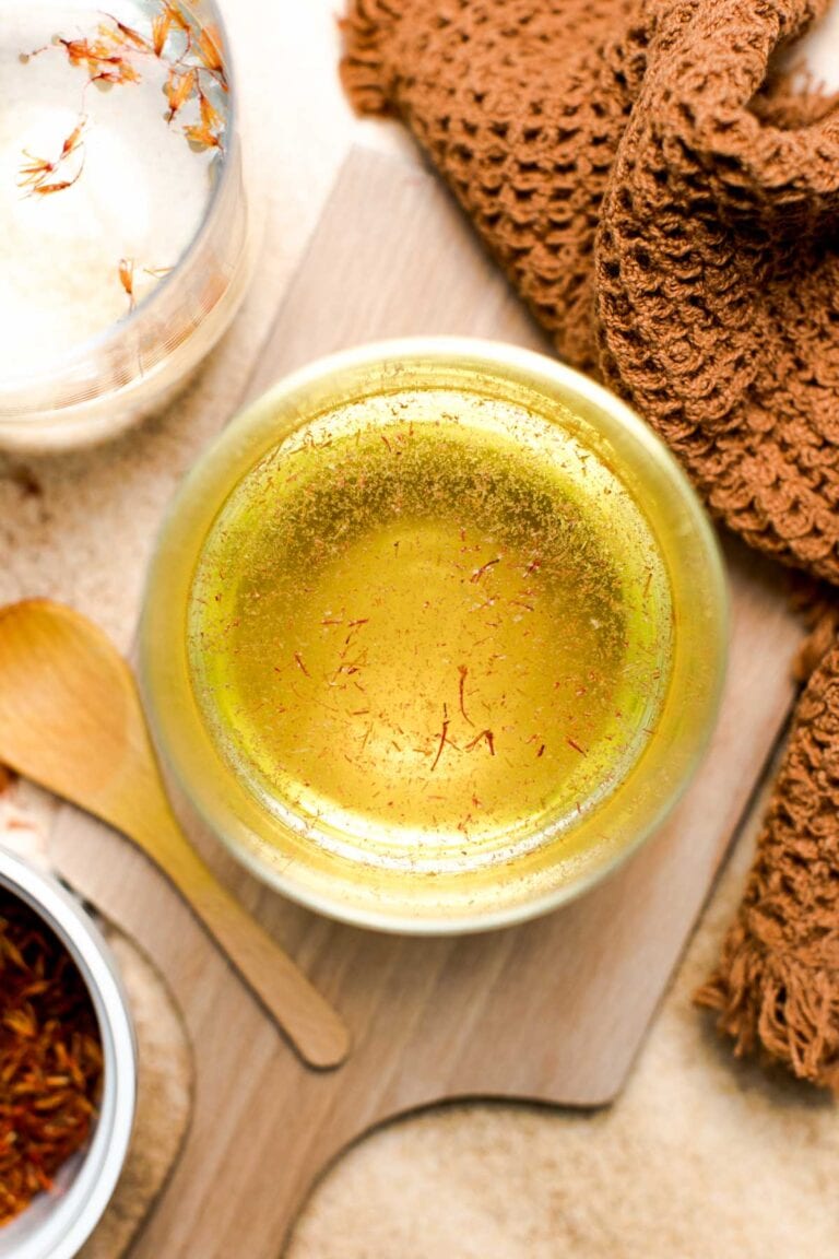 How To Make Saffron Water Recipe, Benefits & Use My Vegan Minimalist
