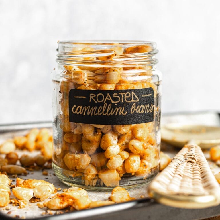 Roasted Cannellini Beans - Crispy Oven-Baked White Beans - My Vegan ...