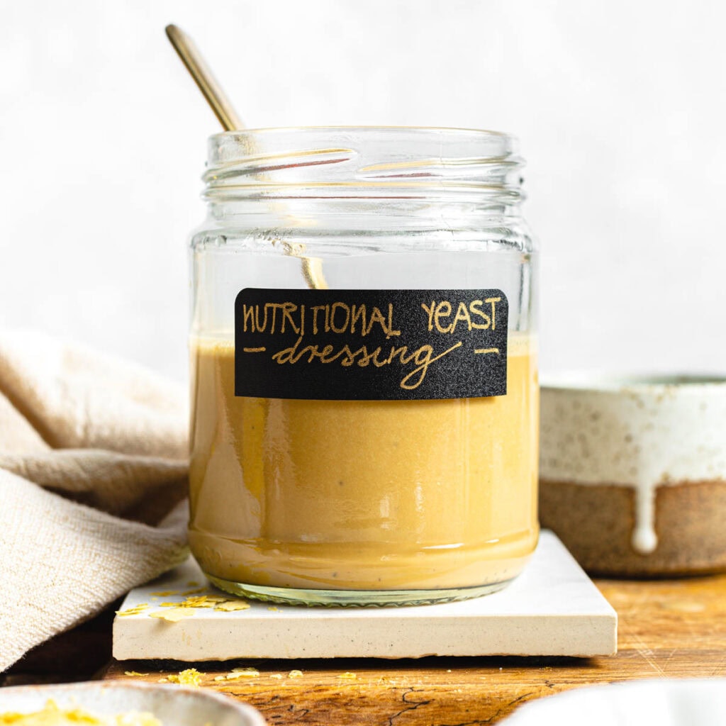 The BEST Creamy Nutritional Yeast Salad Dressing My Vegan Minimalist