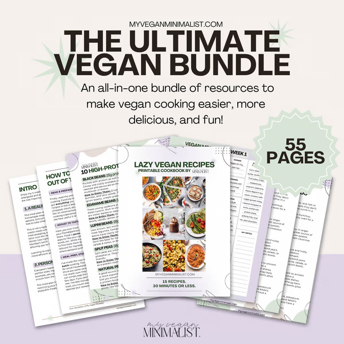 Easy Vegan Recipes - My Vegan Minimalist